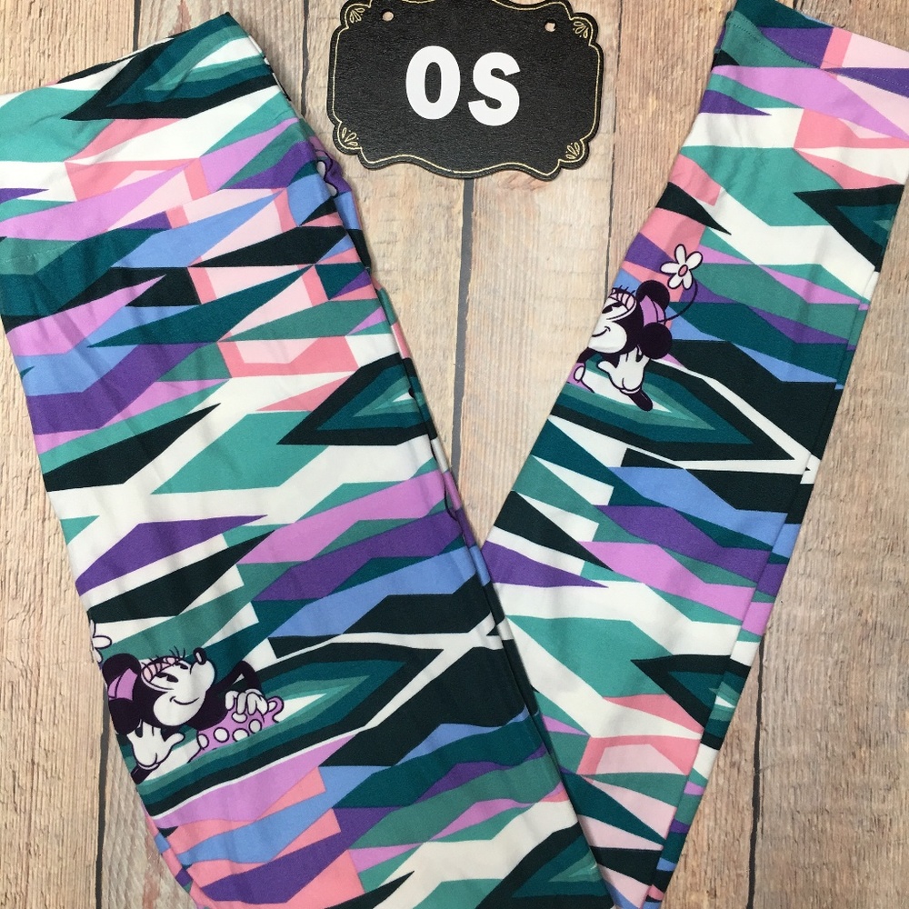 LuLaRoe OS Minnie Mouse Disney Leggings
